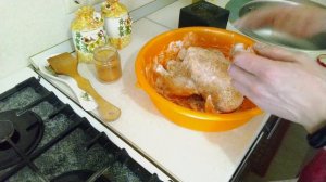 Курица на соли! В духовке.