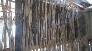 Стена из глины и камыша - турлук - мазанка/Новая Жизнь