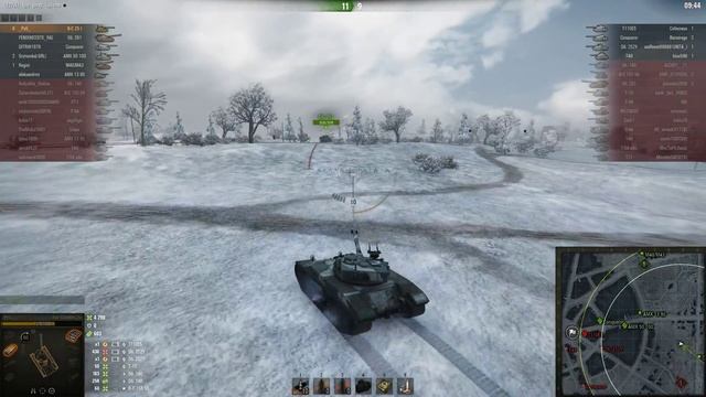 Bat.-Châtillon 25 t, Винтерберг, Встречный бой