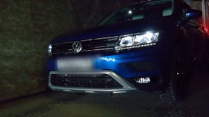 Как ведут себя габариты при активации функции  - отключение ДХО в положении "0" на Tiguan II