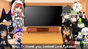 | Sumeru Characters React to Greater Lord Rukkhadevata And Lesser Lord Kusanali | Genshin Impact |