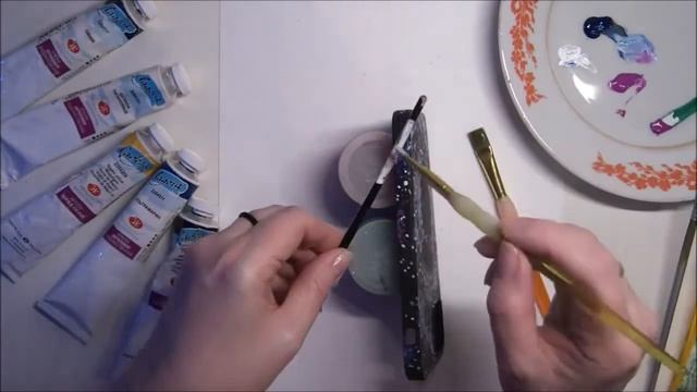 #handmade Разрисовать чехол для телефона (своими руками) Акриловое покрытие (2021) смотреть онлайн