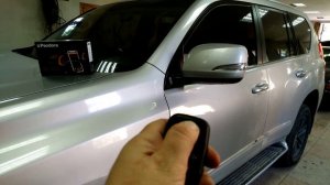 Lexus GX 460 J150 дистанционный  запуск remote engine start Pandora dxl 4710