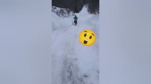 ДРИФТ зимой на велосипеде