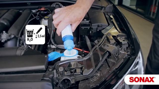 Концентрат стеклоомывателя NanoPro 1:100 SONAX (арт. 271141). Инструкция по применению