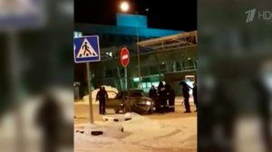 В Казани задержан водитель, который на легковом автомобиле протаранил стену здания аэропорта