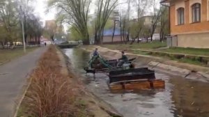 Дноуглубление, очистка рек и водоемов плавающим экскаватором.http://www.ecology-water.ru/