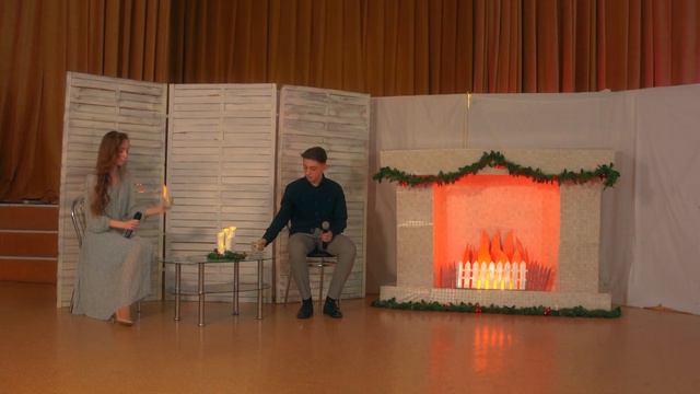 Песня - "Диалог у новогодней ёлки" смотреть онлайн