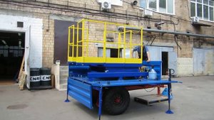 Мобильная гидравлическая подъемная площадка Проф-3500 часть 2