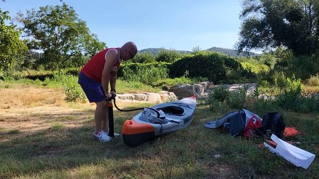 Kayak Strenfit X500 inflatable kayak, ready.... go!! смотреть онлайн