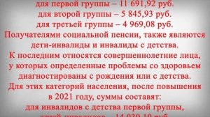Индексация Социальных Пенсий по Инвалидности в Апреле