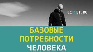 Базовые потребности человека