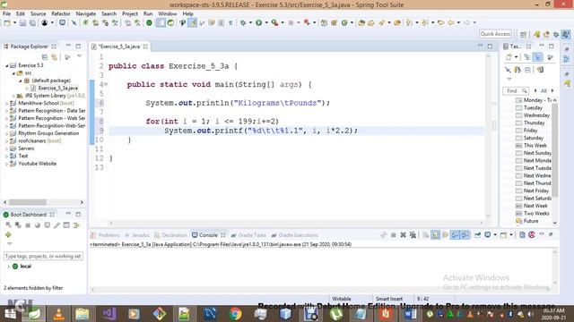 Introduction To Java Programming Exercise 5 3b смотреть онлайн