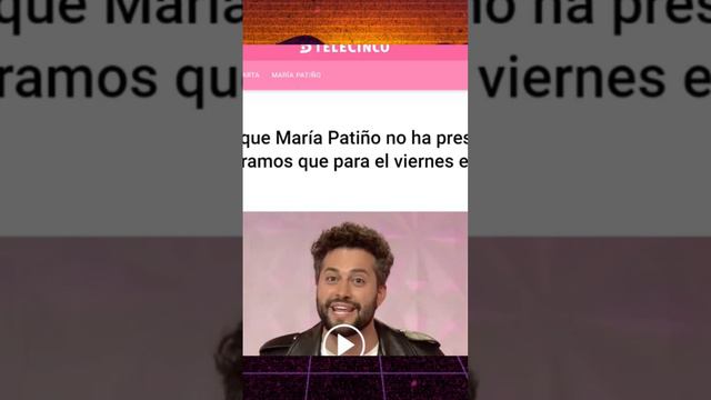 María Patiño no ACUDE a su PUESTO DE TRABAJO