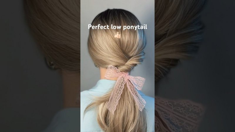 Try this hairstyle! #hairhacks #hairoftheday #ponytail #hairinspo #хвост #прически