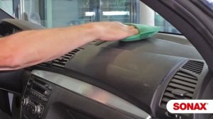 Видео инструкция, матовый очиститель торпеды Sonax XTREME Cockpit cleaner matt effect 283200
