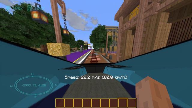 Minecraft From one job to the other. Transit railway/createmod