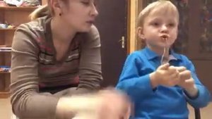Логопедический тренажёр бусина. Тренировка мышц губ.