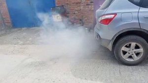 mr20de, димексид в масло, 3 этап с оборотами до 4000