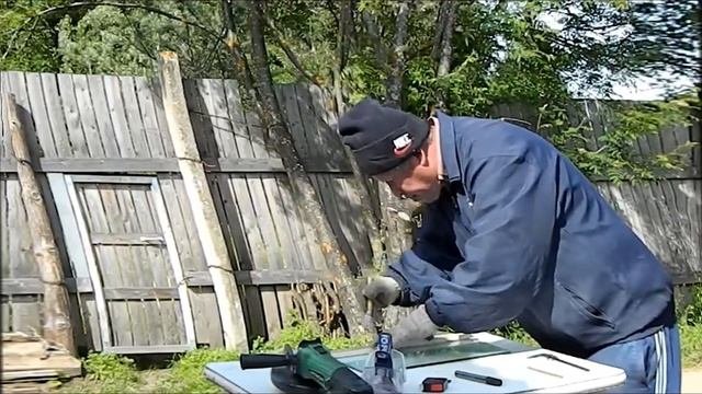 Резка толстого стекла при помощи стеклореза