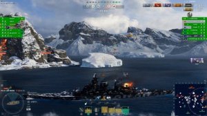 Линкор F DER GROSSE 227К Урона! достойный 9 лвл Мир кораблей World of Warships