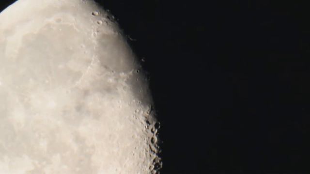 Луна в телескопе Meade и фотоаппарате Canon смотреть онлайн