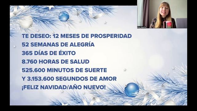 Поздравление на Испанском Языке с Новым Годом и Рождеством смотреть онлайн