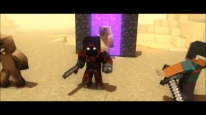 Speedrunner vs 5 Hunters Minecraft Manhunt Animation