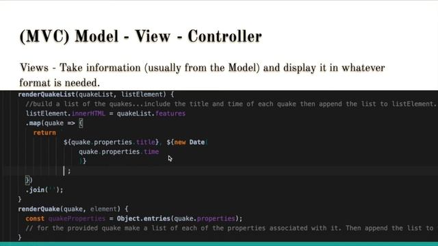 MVC Architecture (Model - View - Controller)