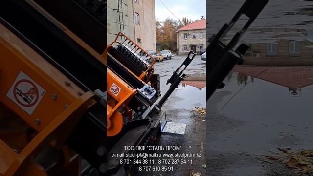 Сваебойная машина  установки дорожного ограждение/Установка и сборка дорожного барьерного ограждени