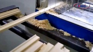 Четырехсторонний продольно-фрезерный станок QUADRO 623 процесс производства рамки на станке Квадро