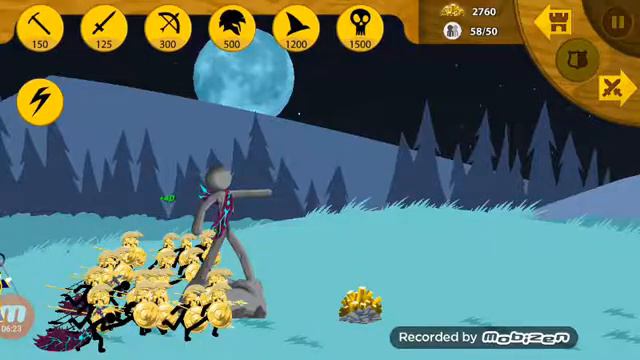 Играем в Stick war legacy режим зомби (часть 1 без звука) смотреть онлайн