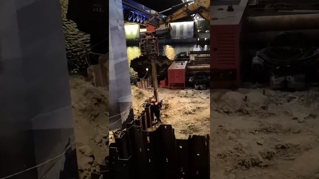 Забивка шпунта