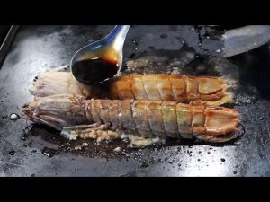 Тайваньская уличная еда - Креветка-богомол морепродукты Тайвань