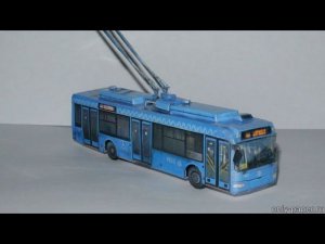 Троллейбусы из бумаги