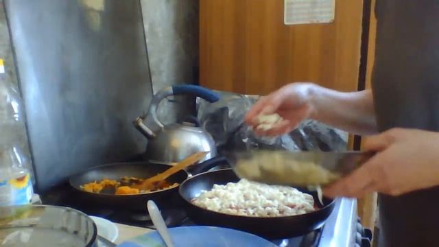 пицца на сковороде