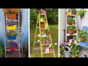 Новая жизнь лестницы стремянки: 48 красивых идей своими руками