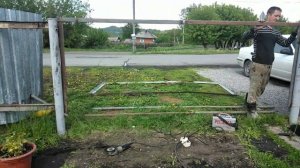 Изготовление распашных ворот своими руками