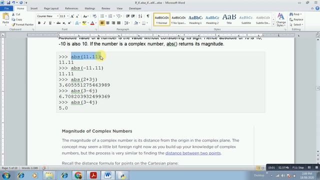 If, elif, else, abs() and sorting numbers without conditional and looping statements смотреть онлайн