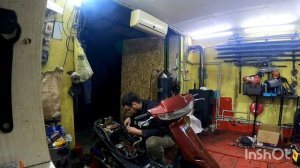 Honda dio18,заводится в обратную сторону,проблемы с работай,починка ремонт