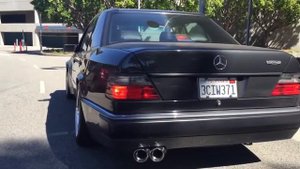 w124 e500 выхлоп