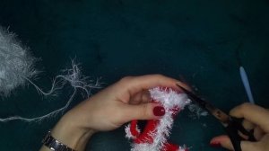 Мастер-класс по вязанию Деда Мороза крючком. Часть 2.