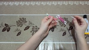 Цветы из ватных палочек