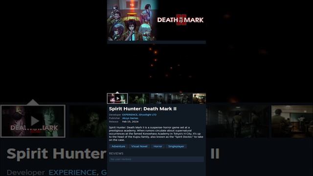 Spirit Hunter Death Mark II New or Trending Game