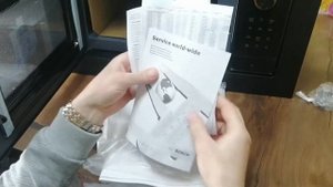 Распаковка — Микроволновая печь Bosch BEL653MZ3