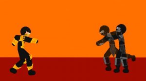 скорпион против нуб сайбота :рисуем мультфильм-2)