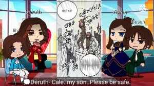 // Trash of the count's family react //Henituse family react to cale//?Major Novel spoilers?Repost