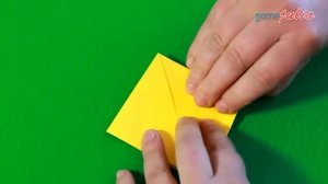 Простая оригами Бомбочка из бумаги