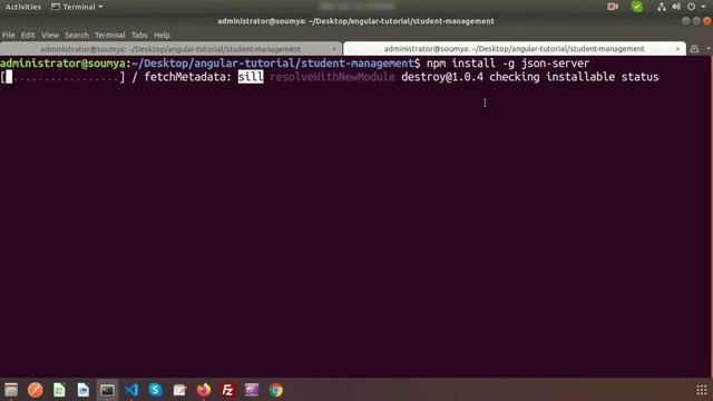 #2. Angular installation & JSON Server setup | Angular Project | Student Management with JSON serve