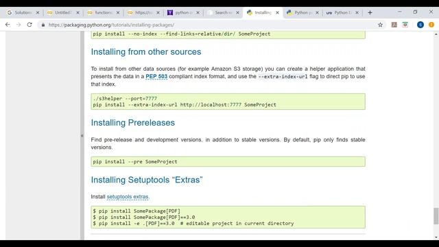 Python Packages